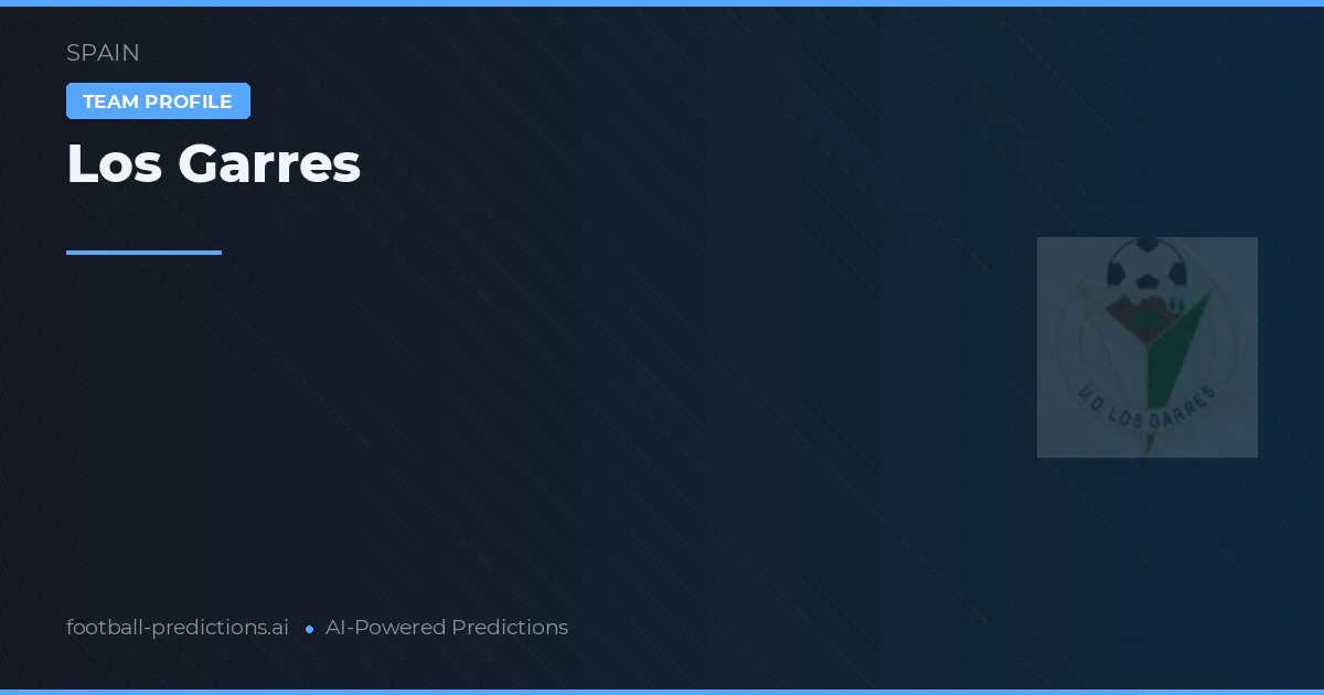 Los Garres Pronósticos y estadísticas