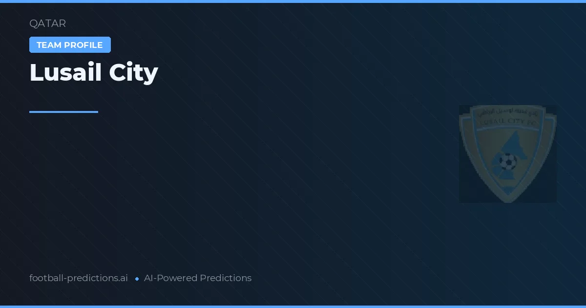 Lusail City Pronósticos y estadísticas