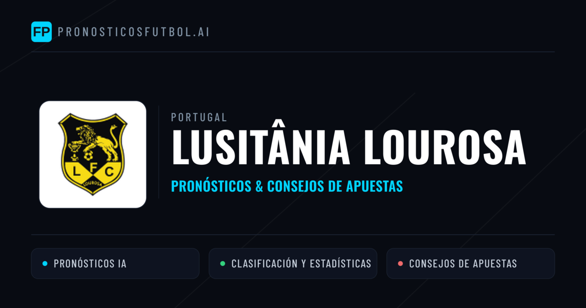 Lusitânia Lourosa Pronósticos y estadísticas