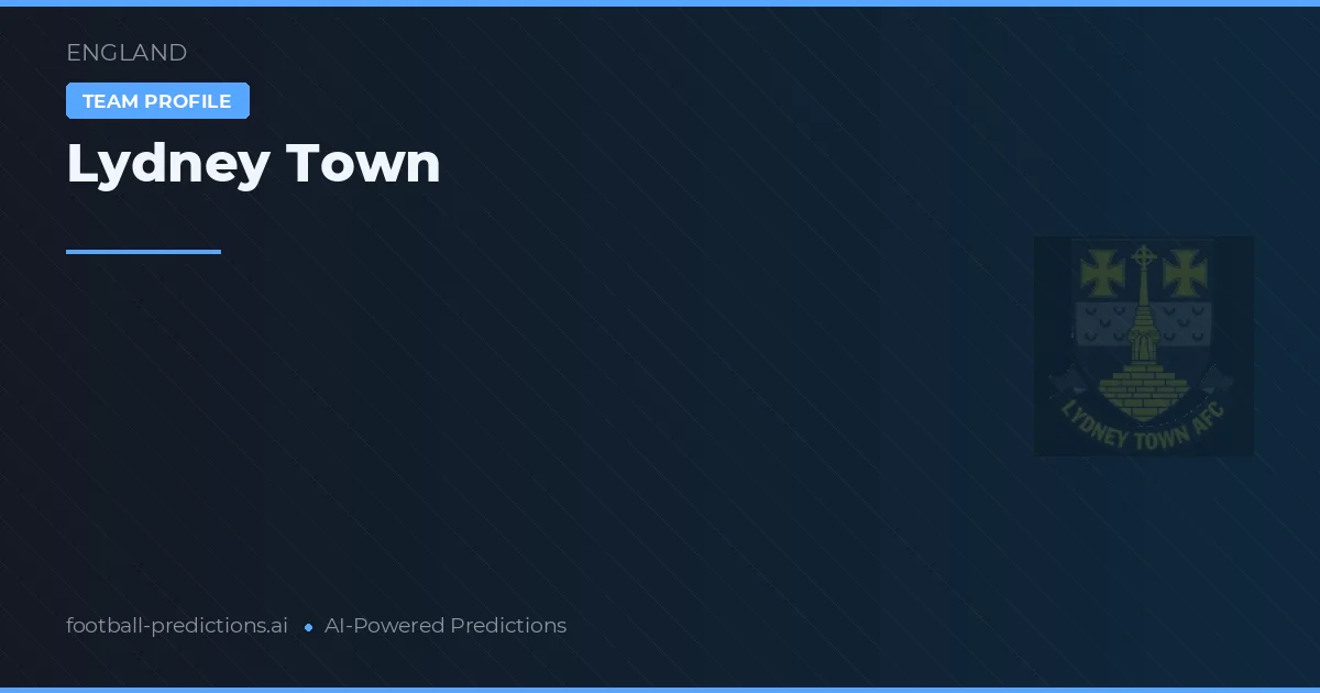 Lydney Town Pronósticos y estadísticas