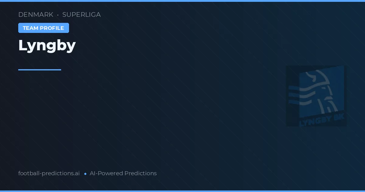 Lyngby Pronósticos y estadísticas