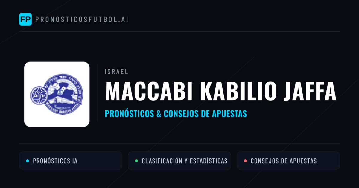 Maccabi Kabilio Jaffa Pronósticos y estadísticas