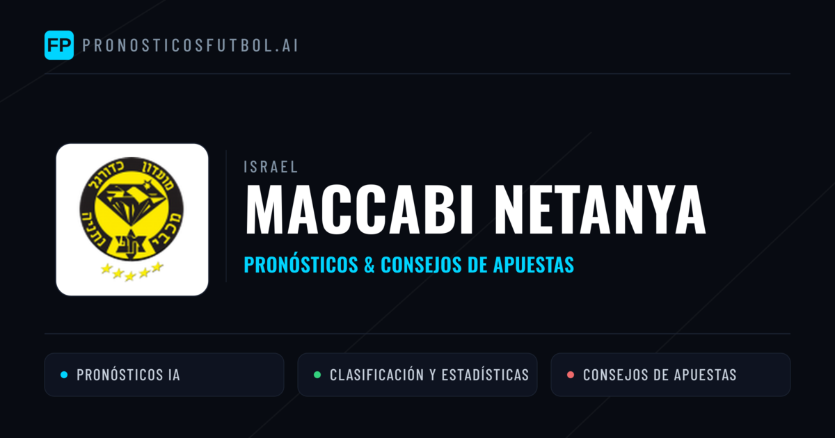 Maccabi Netanya Pronósticos y estadísticas