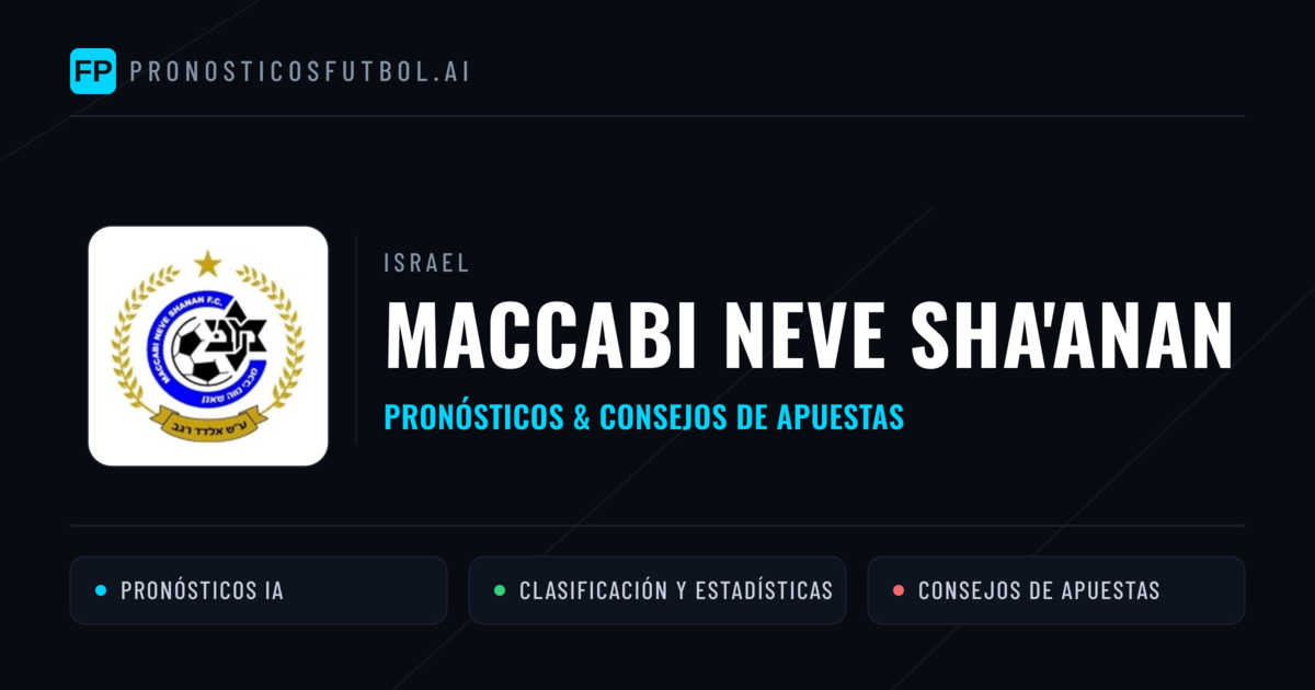 Maccabi Neve Sha'anan Pronósticos y estadísticas