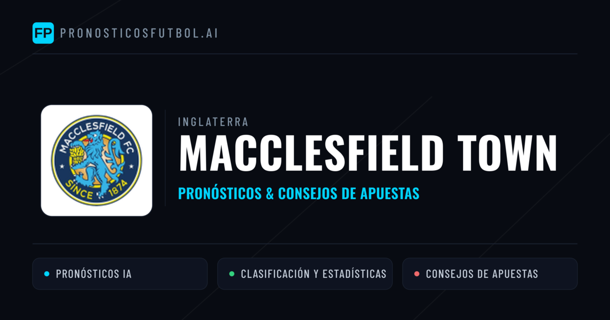 Macclesfield Town Pronósticos y estadísticas