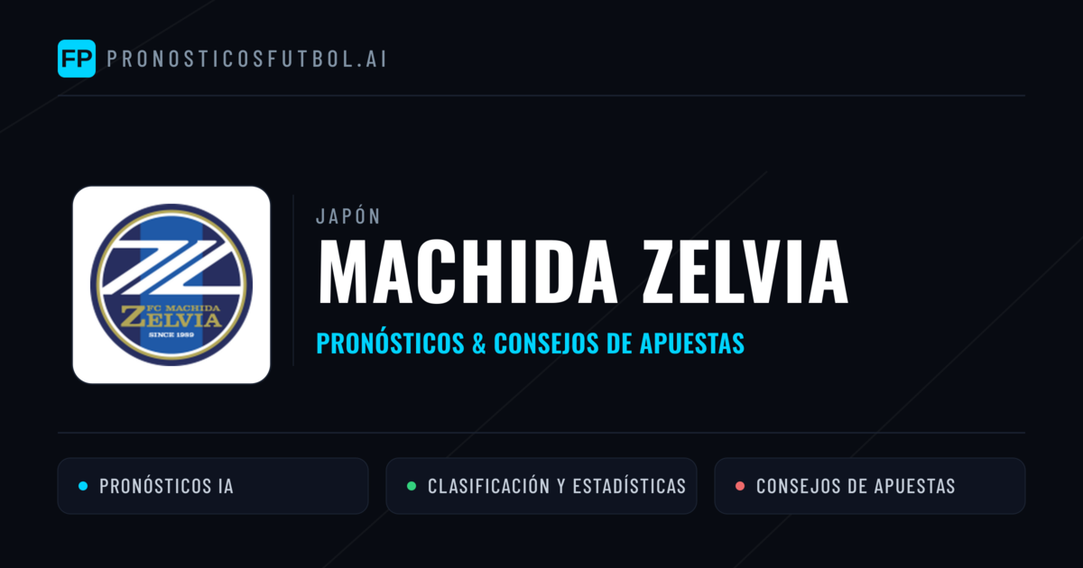 Machida Zelvia Pronósticos y estadísticas