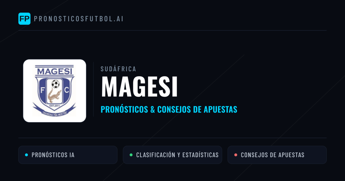 Magesi Pronósticos y estadísticas
