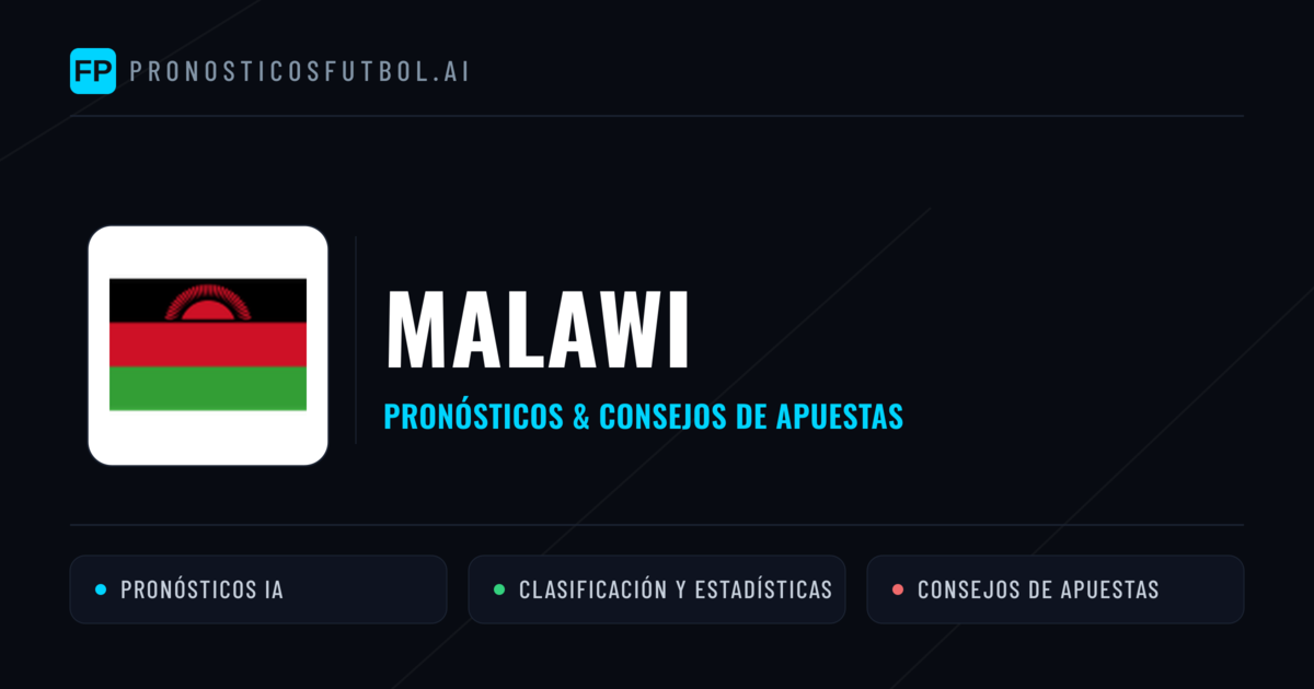 Malawi Pronósticos y estadísticas