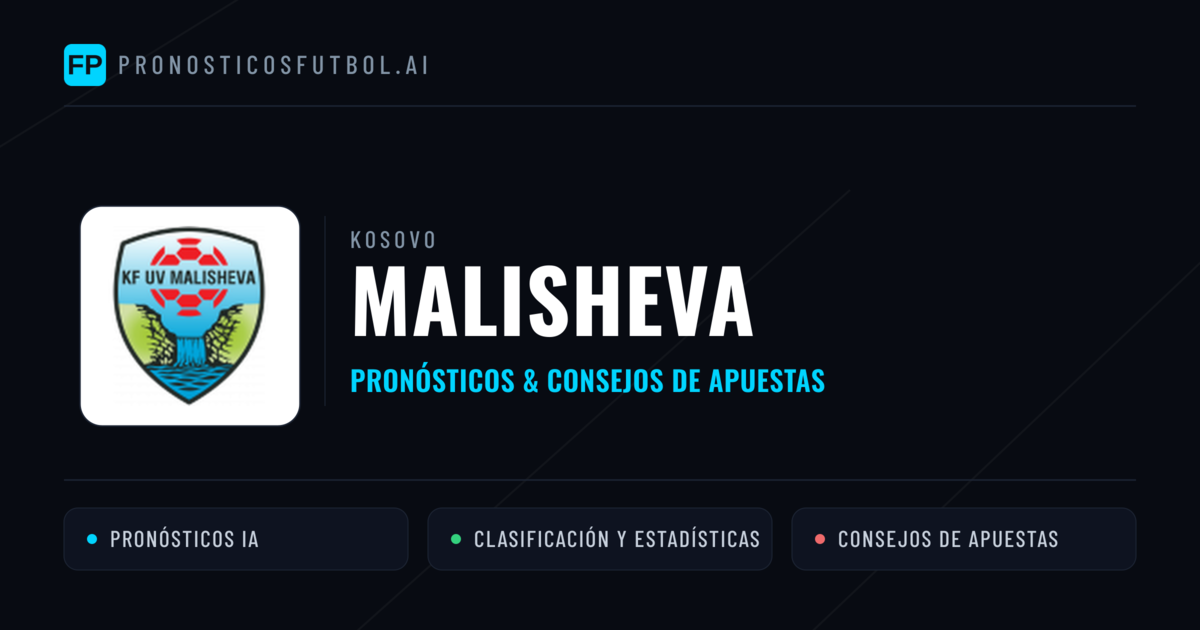 Malisheva Pronósticos y estadísticas