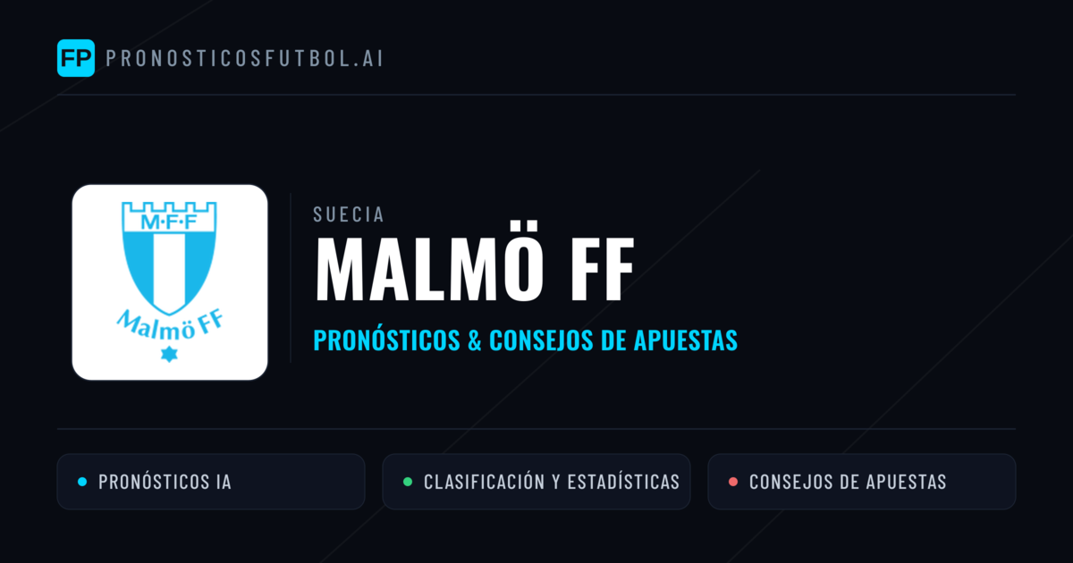 Malmö FF Pronósticos y estadísticas