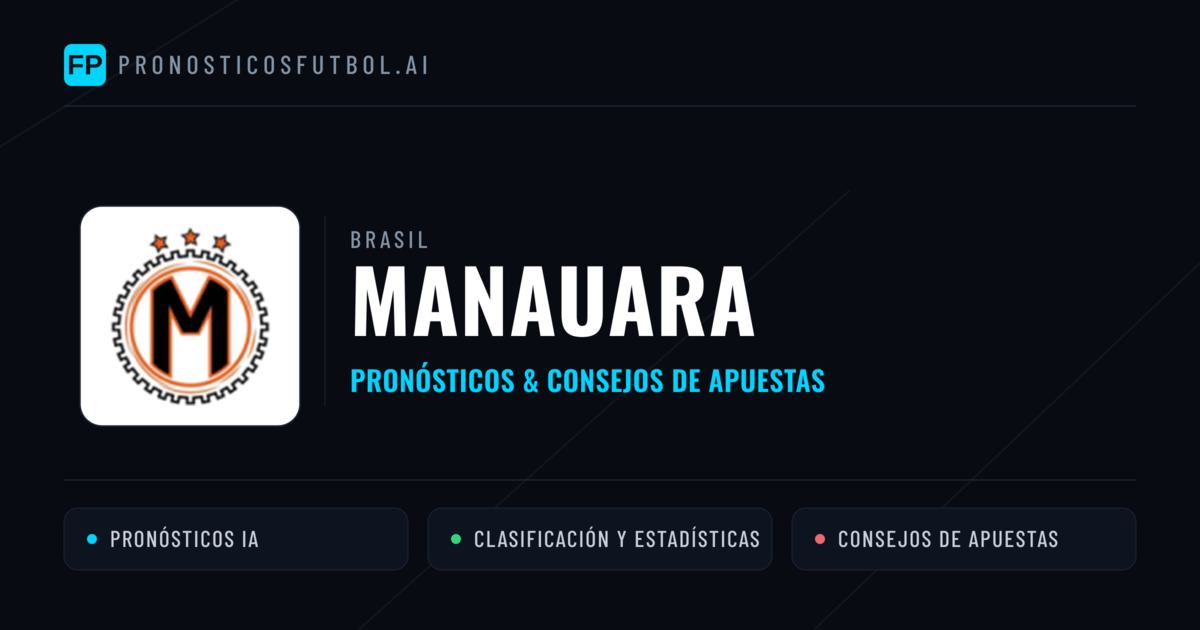Manauara Pronósticos y estadísticas