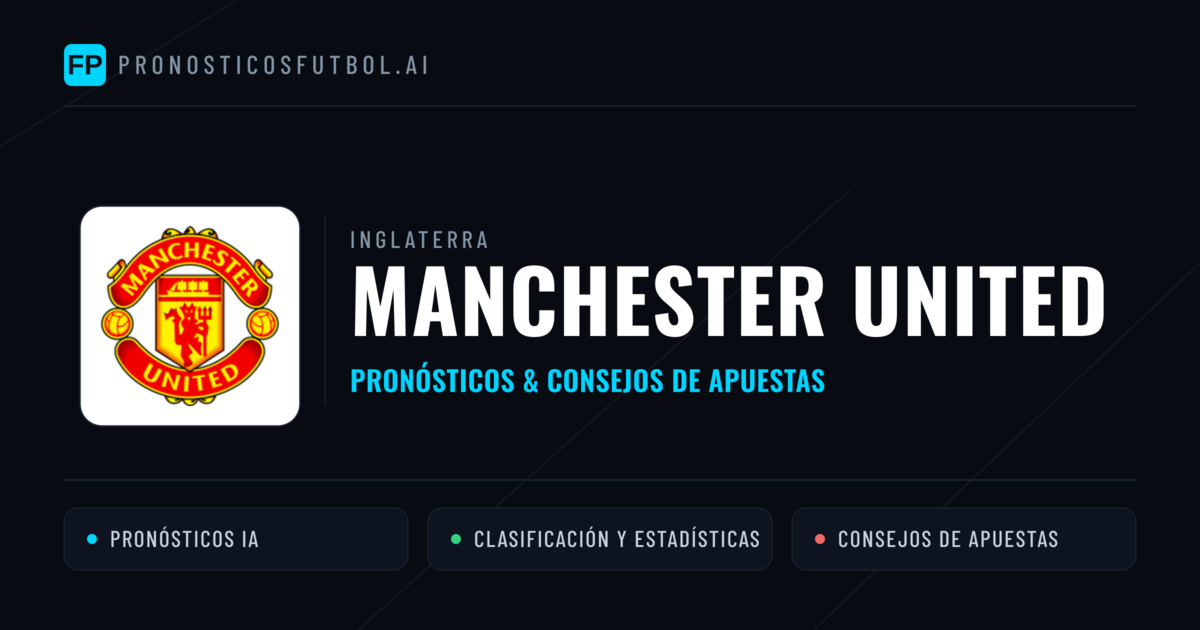 Manchester United Pronósticos y estadísticas