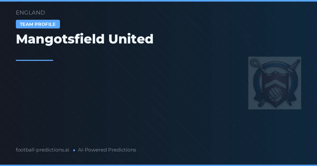 Mangotsfield United Pronósticos y estadísticas