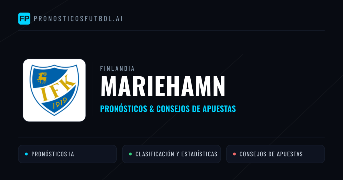 Mariehamn Pronósticos y estadísticas