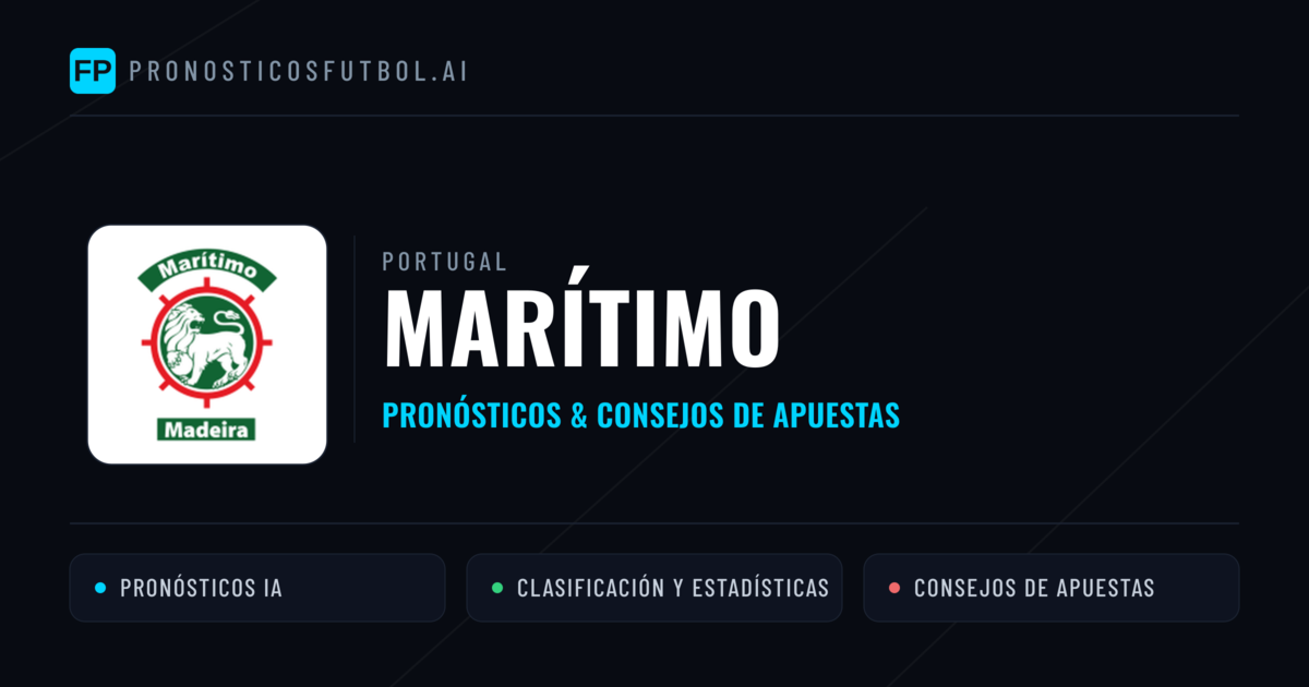 Marítimo Pronósticos y estadísticas