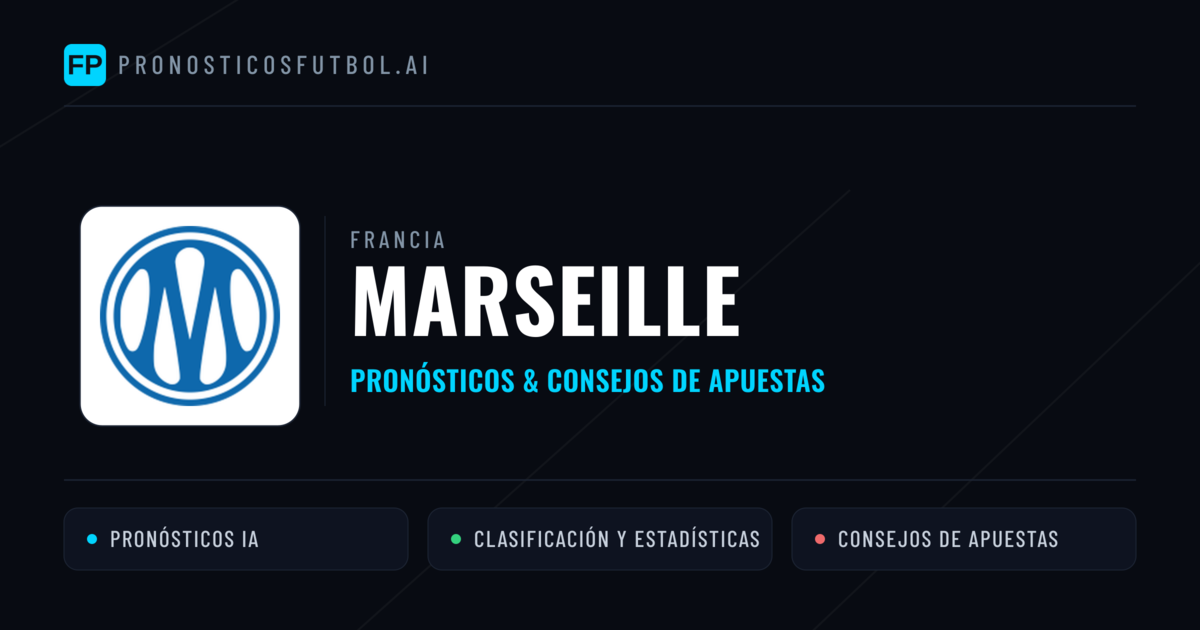 Marseille Pronósticos y estadísticas