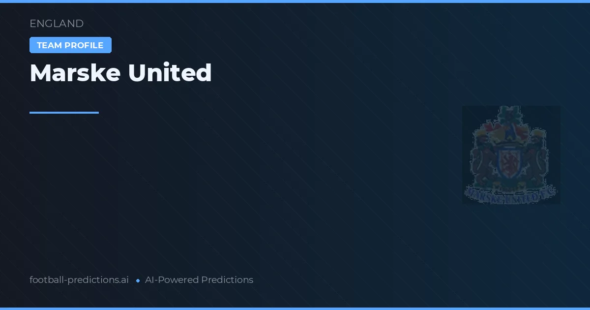 Marske United Pronósticos y estadísticas