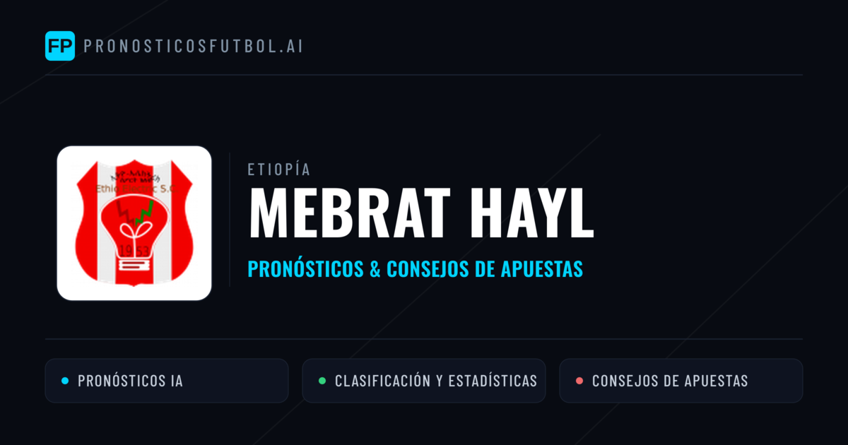 Mebrat Hayl Pronósticos y estadísticas