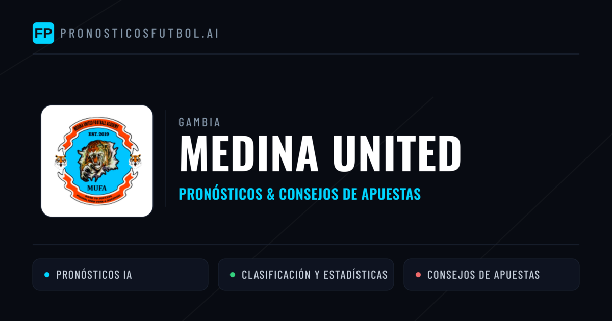 Medina United Pronósticos y estadísticas