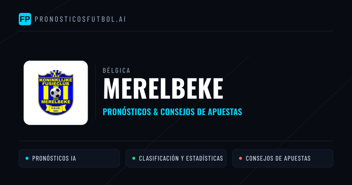 Merelbeke Pronósticos y estadísticas