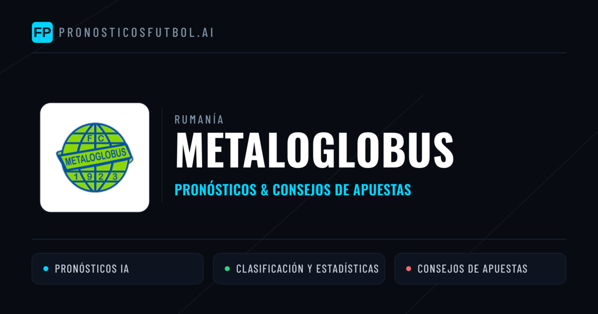 Metaloglobus Pronósticos y estadísticas