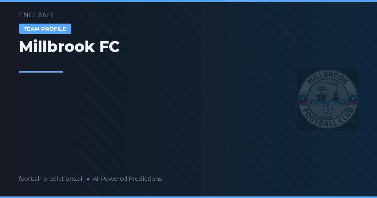 Millbrook FC Pronósticos y estadísticas