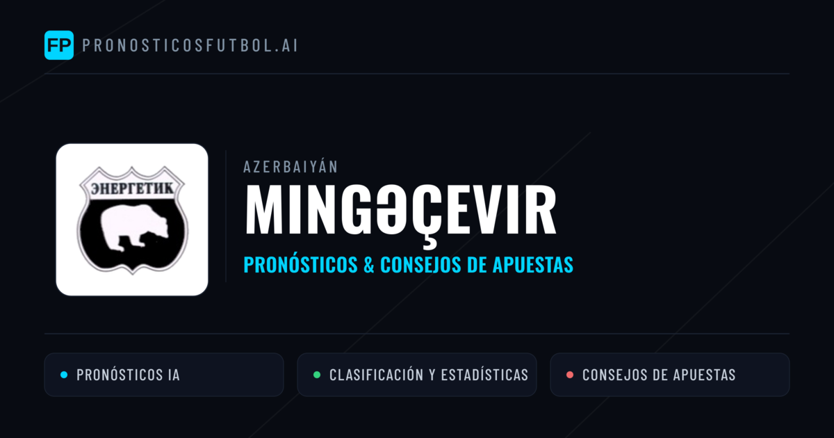Mingəçevir Pronósticos y estadísticas