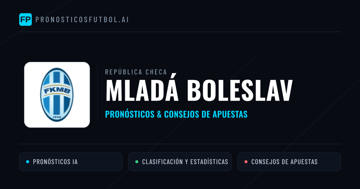 Mladá Boleslav Pronósticos y estadísticas