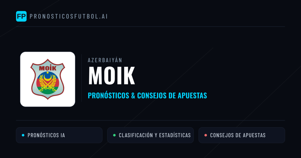 MOIK Pronósticos y estadísticas