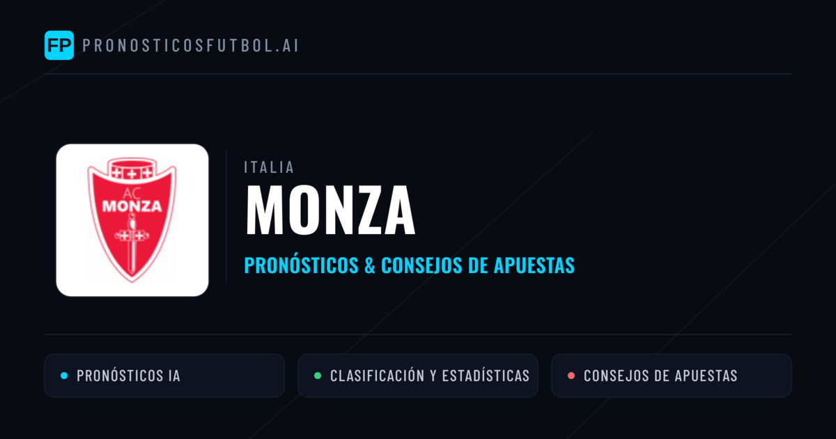 Monza Pronósticos y estadísticas