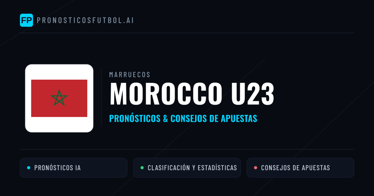 Morocco U23 Pronósticos y estadísticas