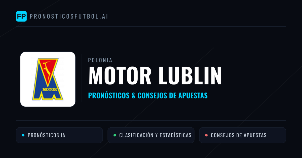 Motor Lublin Pronósticos y estadísticas