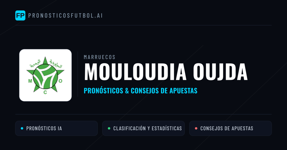 Mouloudia Oujda Pronósticos y estadísticas