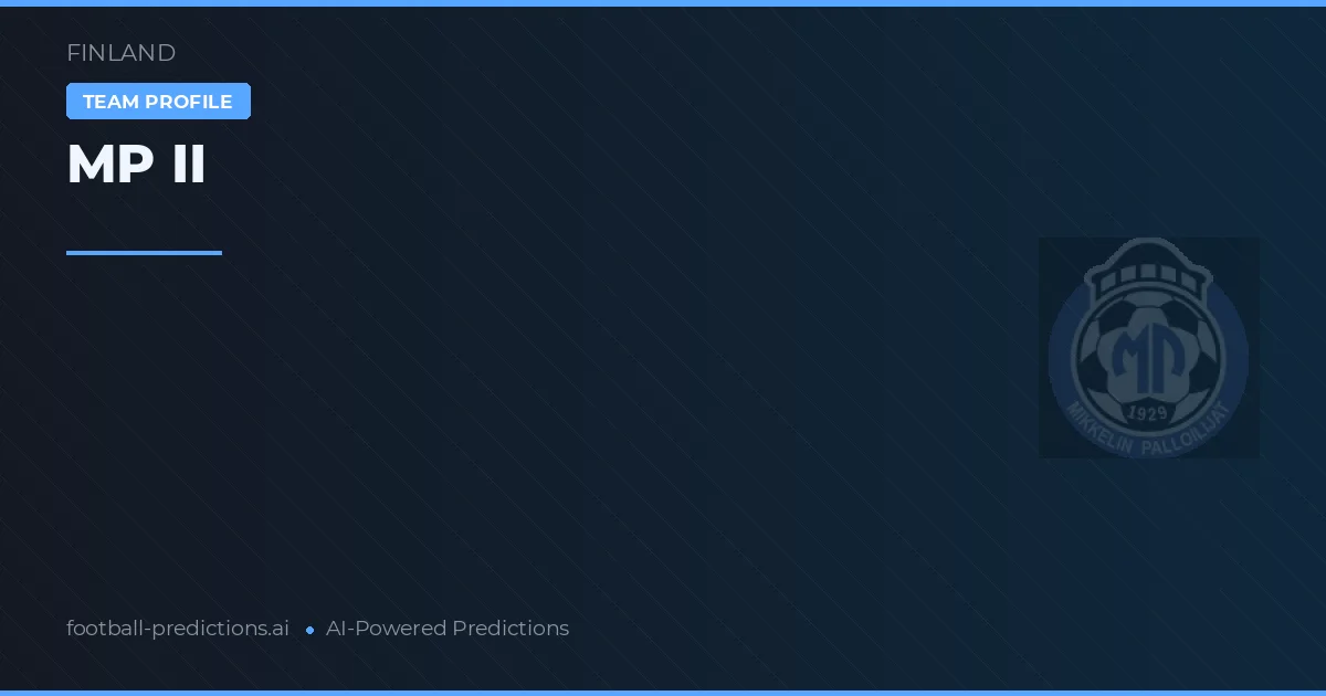 MP II Pronósticos y estadísticas