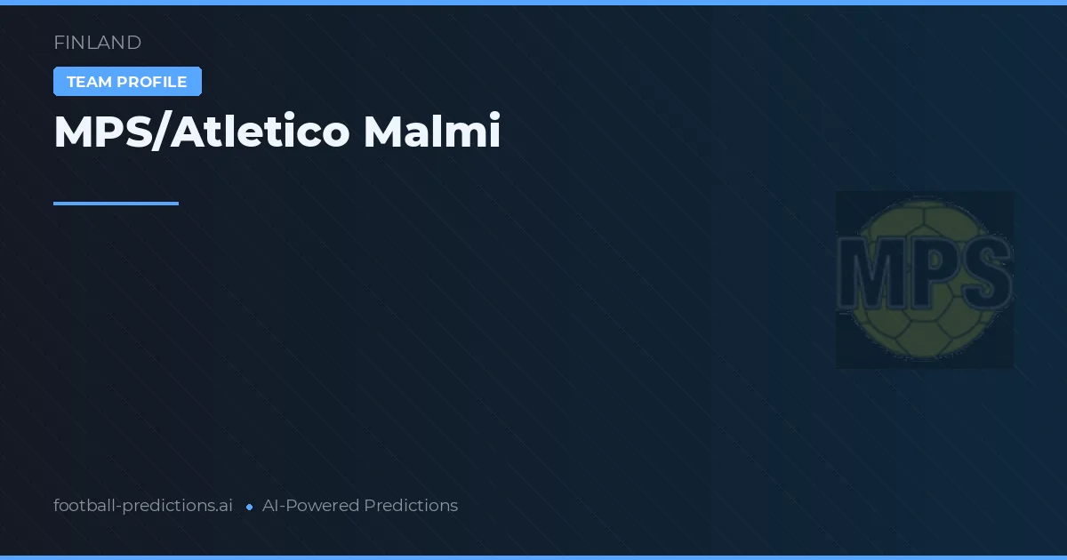 MPS / Atletico Malmi Pronósticos y estadísticas