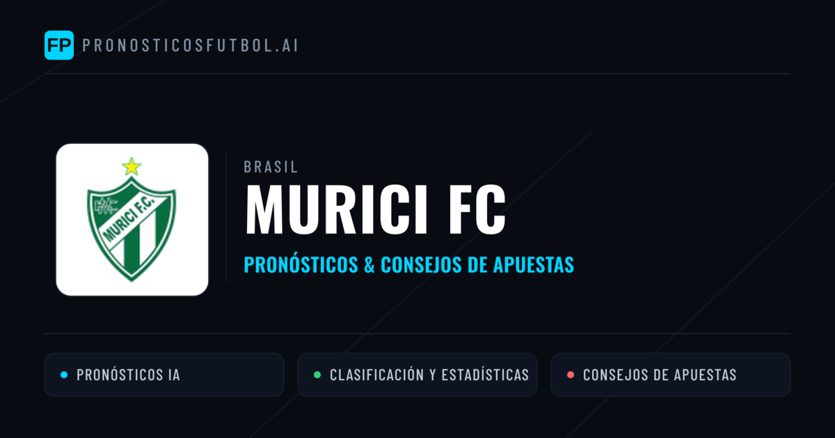 Murici FC Pronósticos y estadísticas