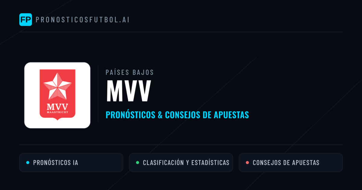 MVV Pronósticos y estadísticas