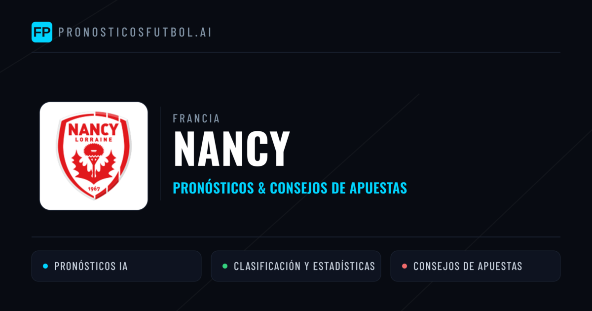 Nancy Pronósticos y estadísticas