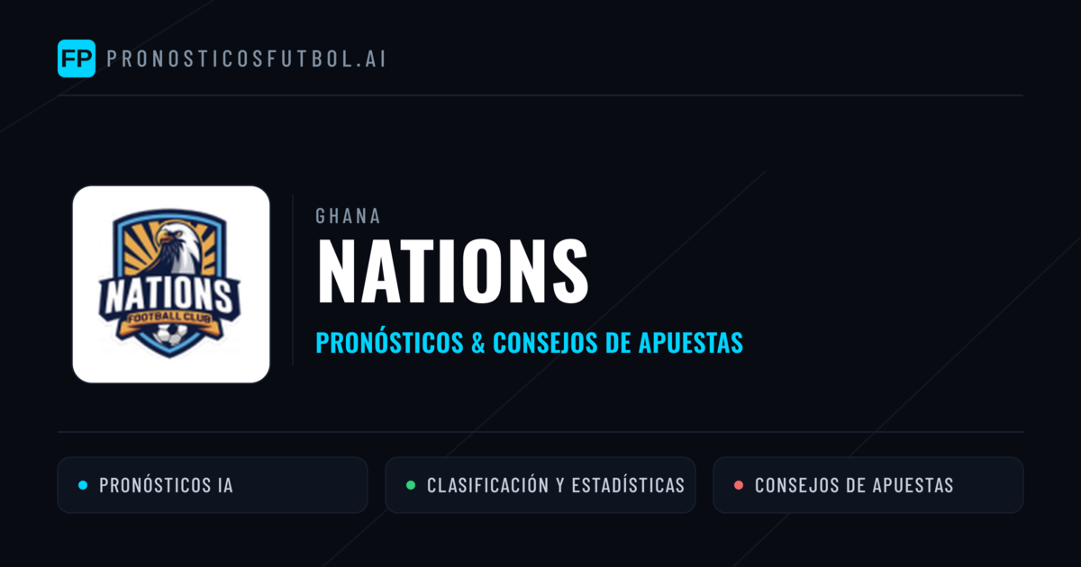 Nations Pronósticos y estadísticas