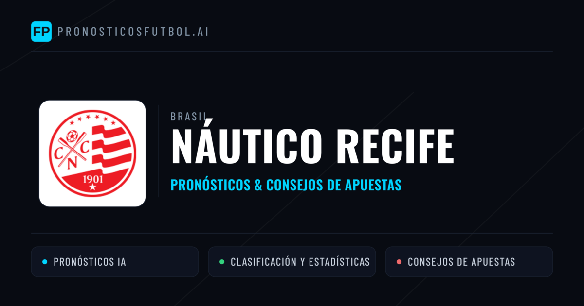 Náutico Recife Pronósticos y estadísticas