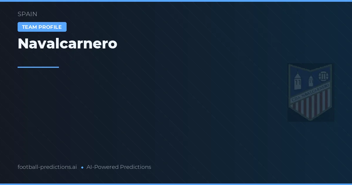 Navalcarnero Pronósticos y estadísticas