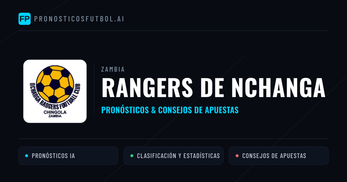 Rangers de Nchanga Pronósticos y estadísticas
