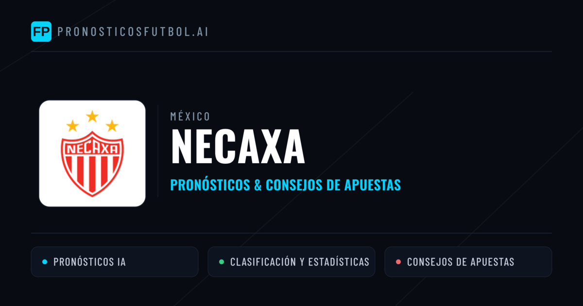 Necaxa Pronósticos y estadísticas