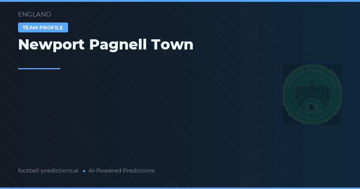 Nuevas Pagnell Town Pronósticos y estadísticas