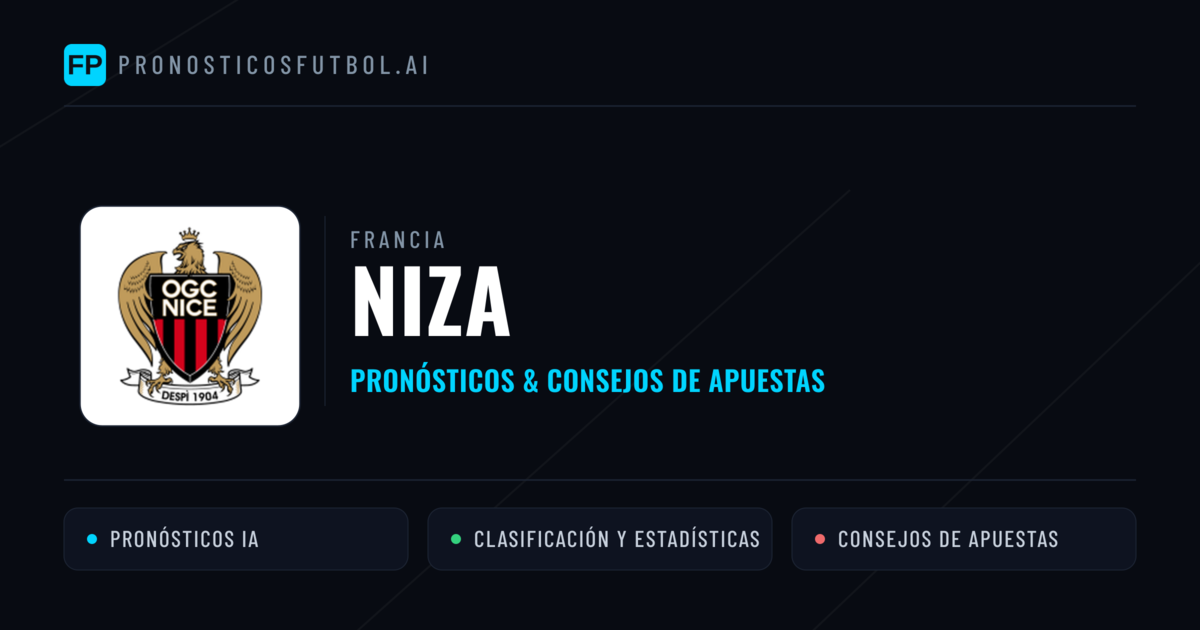 Niza Pronósticos y estadísticas