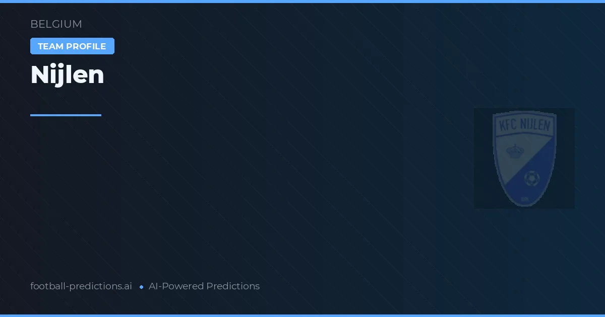 Nijlen Pronósticos y estadísticas