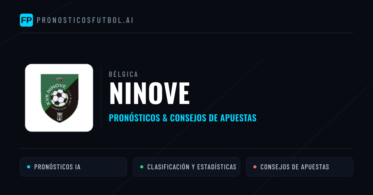 Ninove Pronósticos y estadísticas
