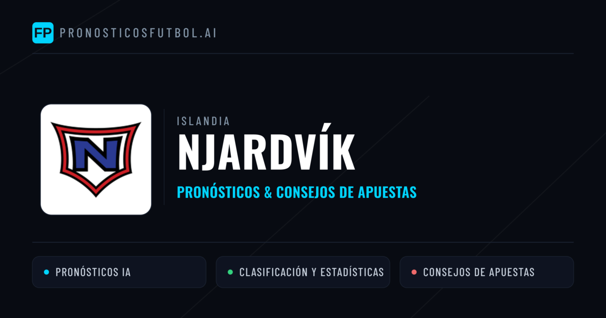 Njardvík Pronósticos y estadísticas