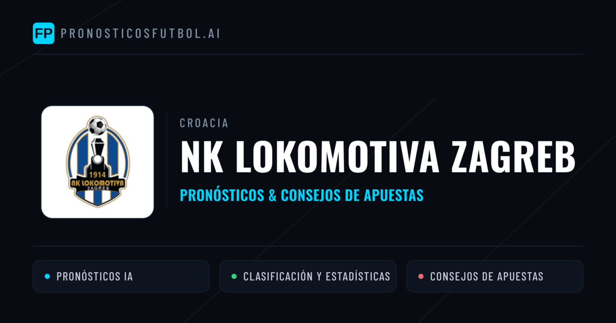 NK Lokomotiva Zagreb Pronósticos y estadísticas