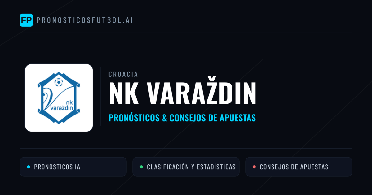 NK Varaždin Pronósticos y estadísticas